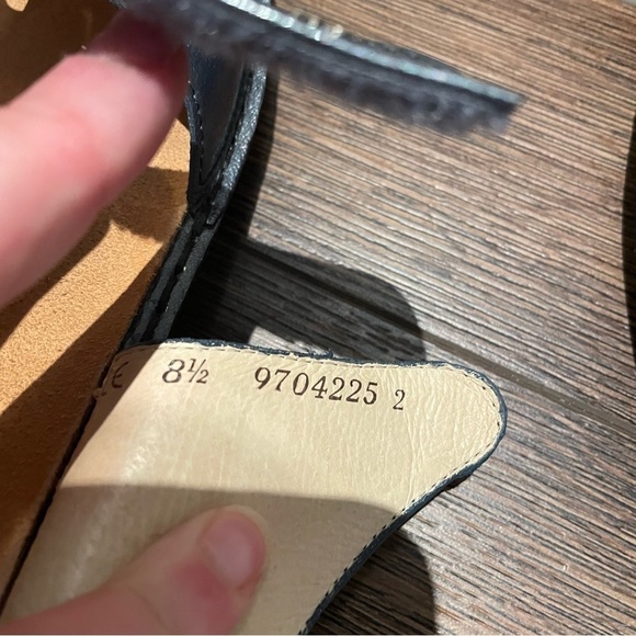 Finn Comfort Adana Pewter Corten Leather T Strap Sling Sandals UK 8.5D/US 11D - Picture 12 of 13